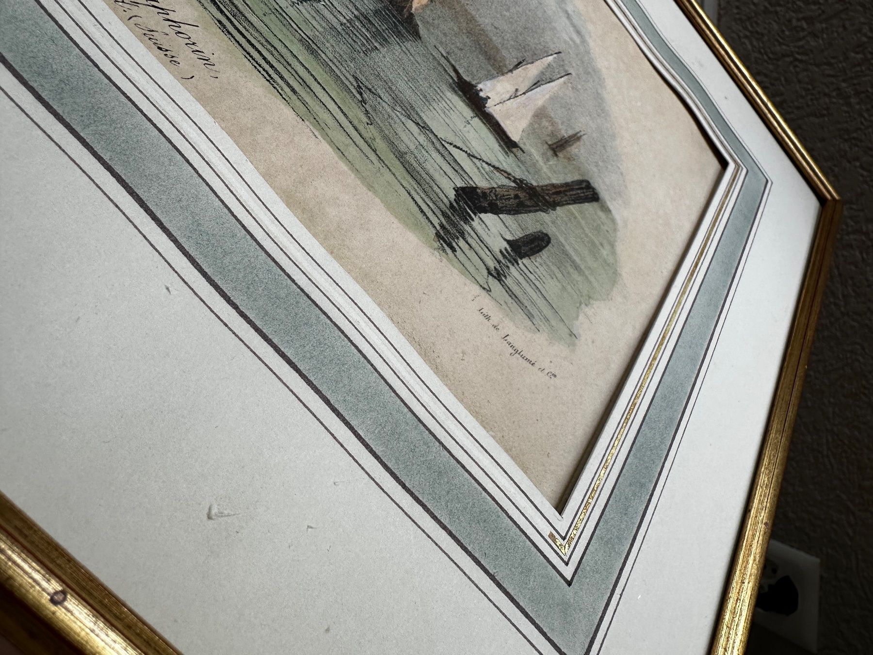 Grafiken & Lithographien: Lithographie Port de S.Saphorin – Gebraucht aus Les Bioux von ann_g9bh 6