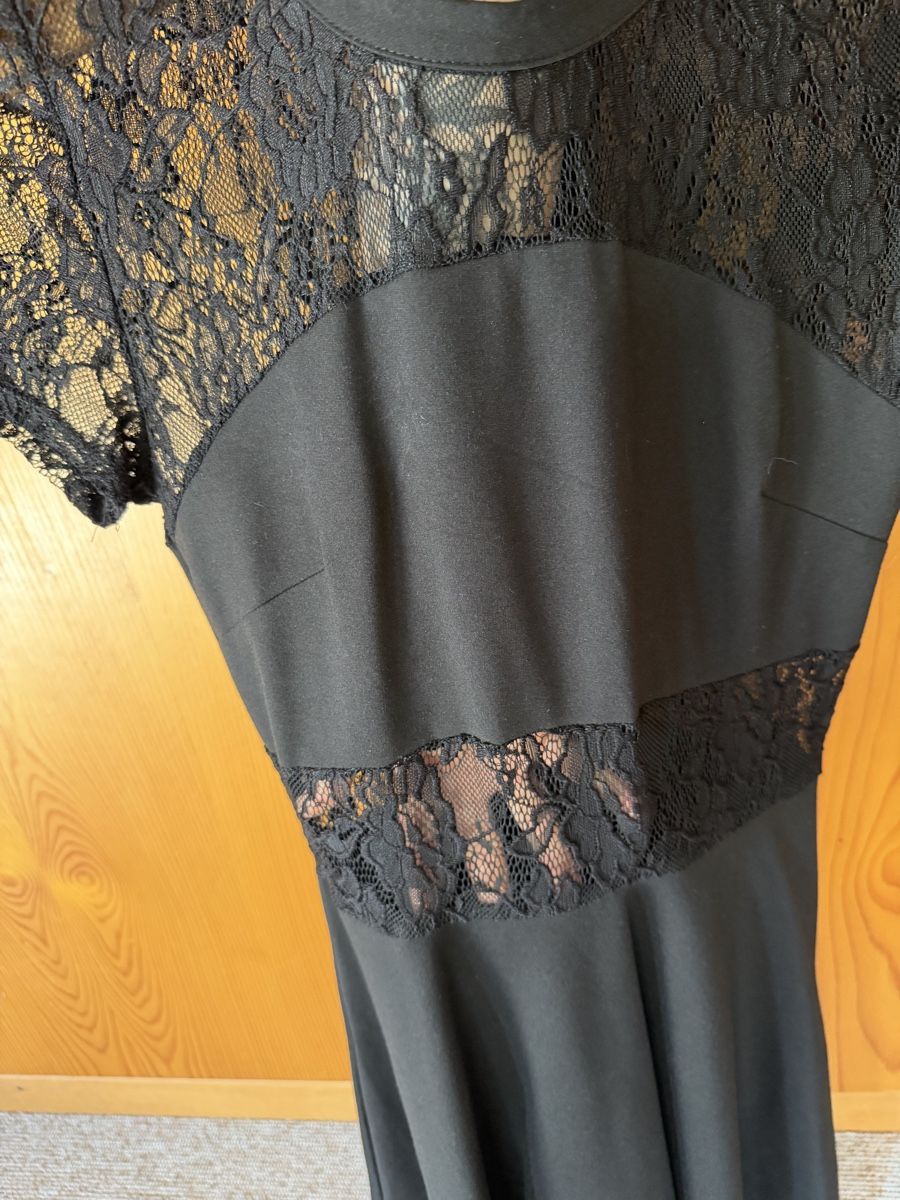Tally Weijl Vestiti: Robe noire à dentelle – Usato da Founex venduto da Hyrienne 1