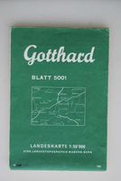 Landeskarte der Schweiz, 1 : 50'000, 5001 Gotthard, 1961