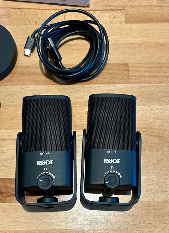2x RODE NT-USB Mini Mikrofone – Set mit Zubehör (Gebraucht) in Bern für ...