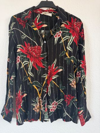 Blouse fleurie noire ba&sh – Taille 0