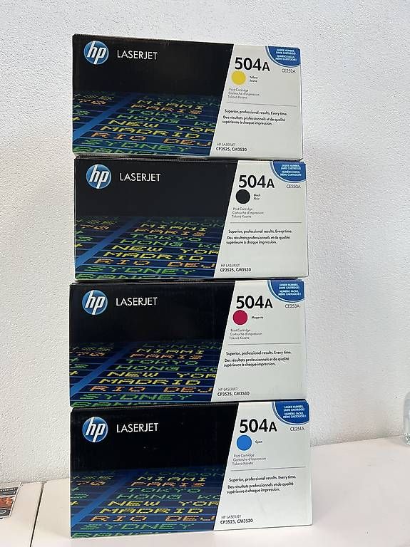 Druckerpatronen & Toner: Cartucce 504A HP LASERJET – Gebraucht aus Ascona von bertoniautomobilisa