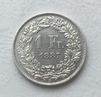 1887 1 Franken -unz