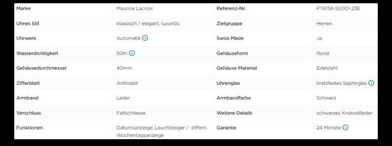 Maurice Lacroix Uhren: Herren Uhr – Gebraucht aus Leutwil von vik_m7dd 7