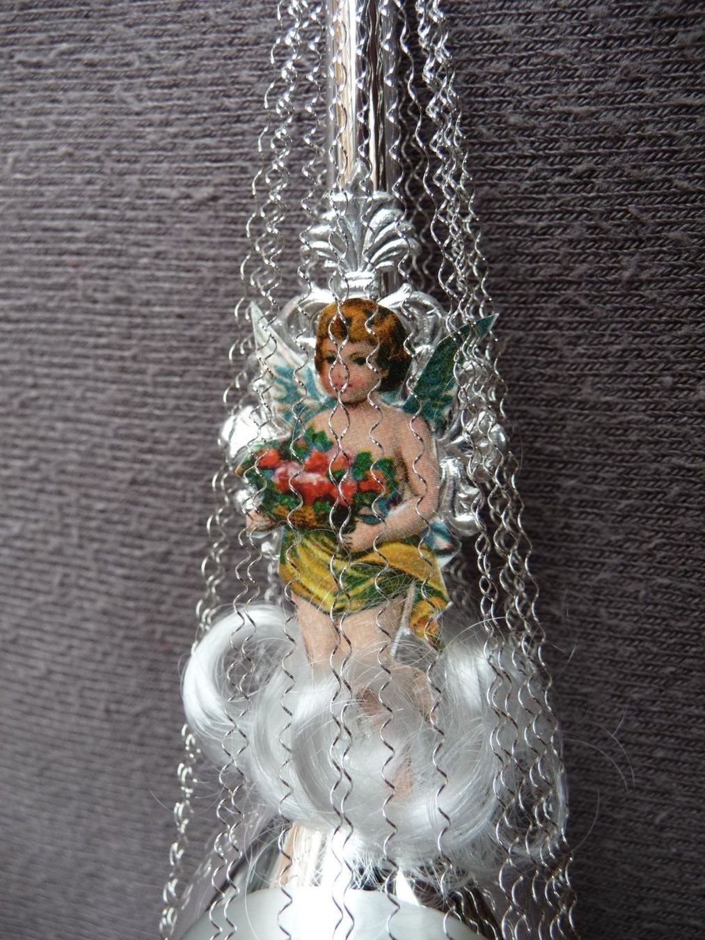Tutte le decorazioni: Spez. silberner Christbaumschmuck Reflex Engel – Nuovo e nell'imballaggio originale da Alpnach Dorf venduto da marvo 2