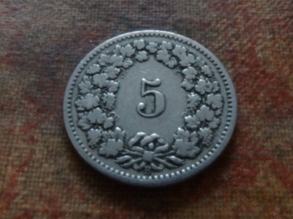 Tutti le monete: 5 Rp. 1898  (D) – Usato da Romanel-sur-Lausanne venduto da Swift13 1