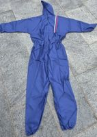 Regenoverall blau mit Kapuze neuwertiger Zustand