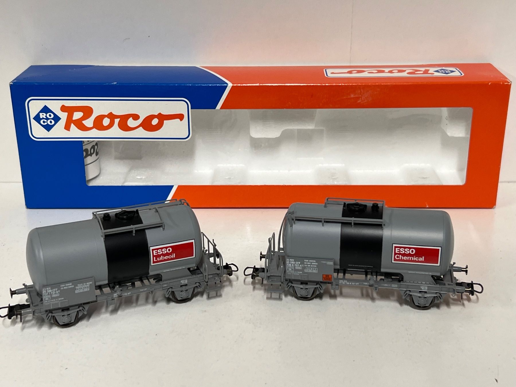 Roco Modellini di ferrovie: Roco 44113  ESSO  SBB H0 DC – Usato da Geroldswil venduto da TopTrain54