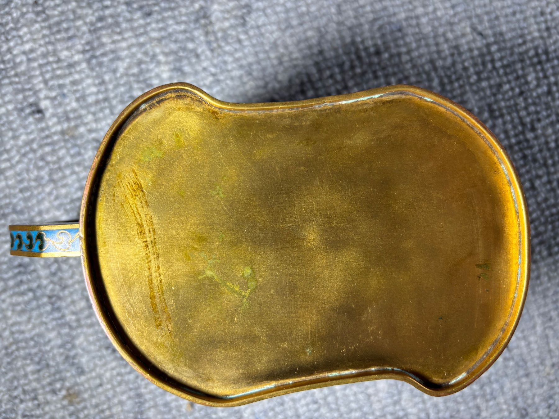 Teiere: Teekännchen Messing Email Cloisonné Japan – Usato da Hinwil venduto da DaniBachman 3