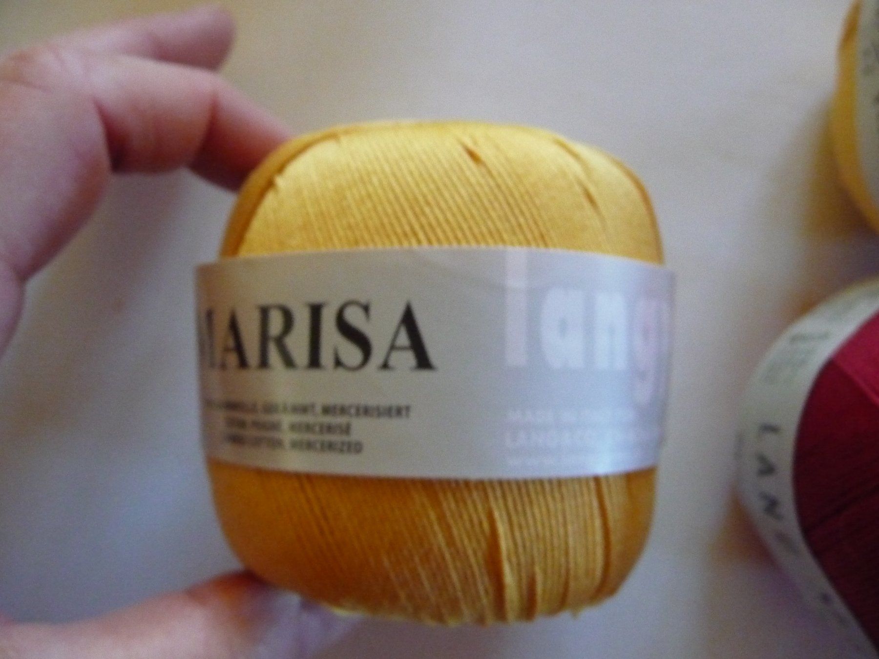 Lang Yarns Lana: 3 Knäuel Marisa Baumwolle neu – Nuovo (secondo la descrizione) da Kirchberg BE venduto da lavendel02 3