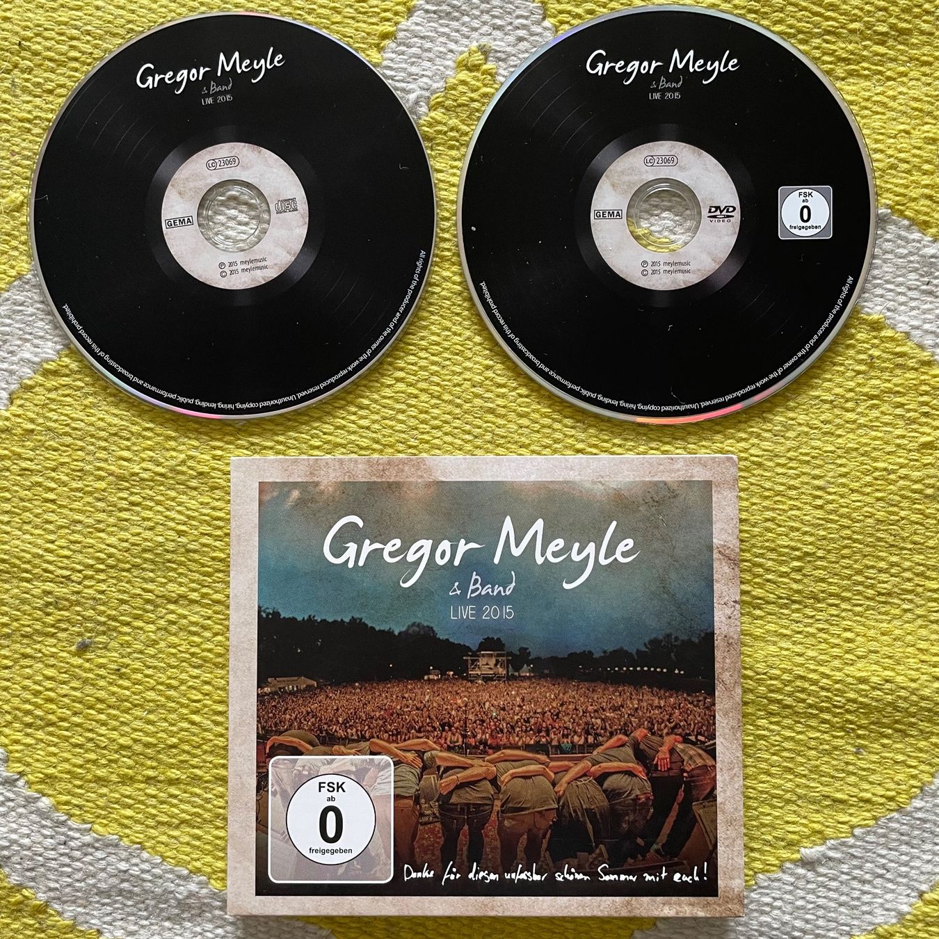CD: GREGOR MEYLE&BAND-CD+DVD LIVE 2015 (DIGIPACK) – Usato da Rorschacherberg venduto da CD-Roli