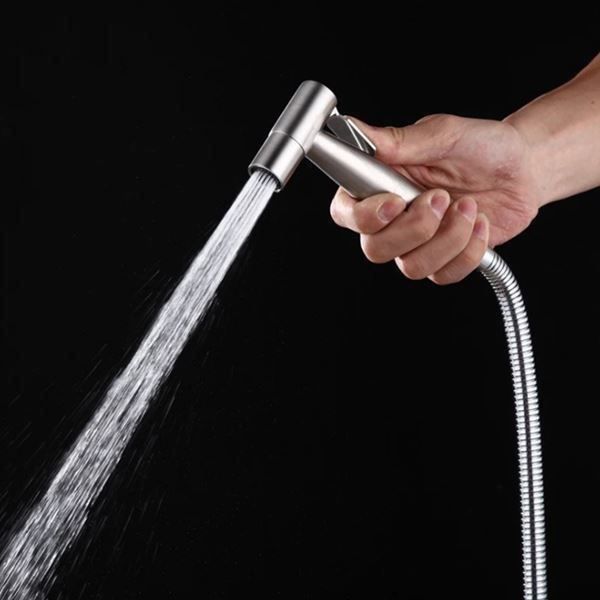 PIQIUQIU Edelstahl Bidet Handbrause - WC Duschkopf Mit Wasserspar-Funktion