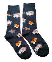 Socken Igel / Hedgehog / Pilze / Mushrooms