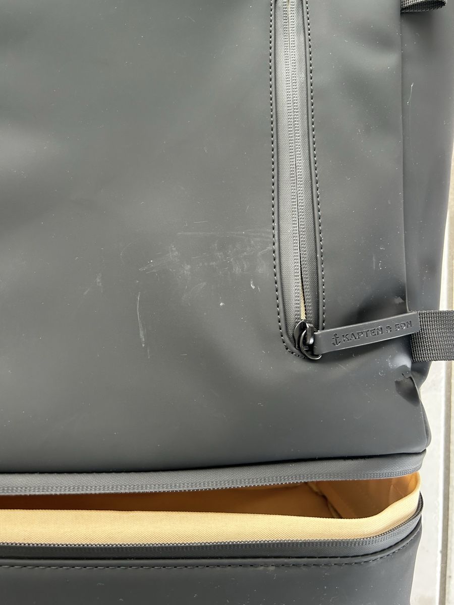 Kapten & Son Zaini: Kapten & Son Rucksack Helsinki all Black – Usato da Kappel SO venduto da Loli84 4