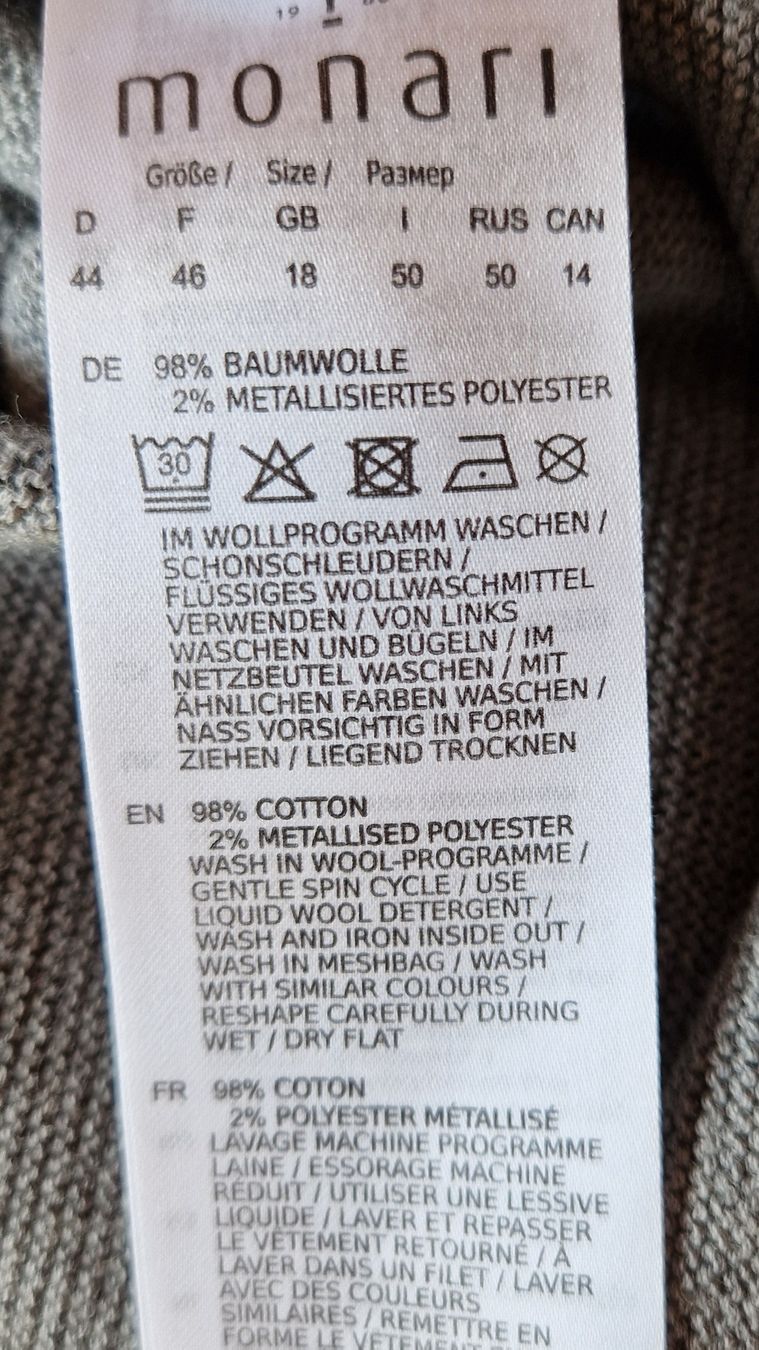 Monari Maglioni & Felpe: Pullover Monari Gr. 44 – Nuovo e nell'imballaggio originale da Balsthal venduto da Chribo 3