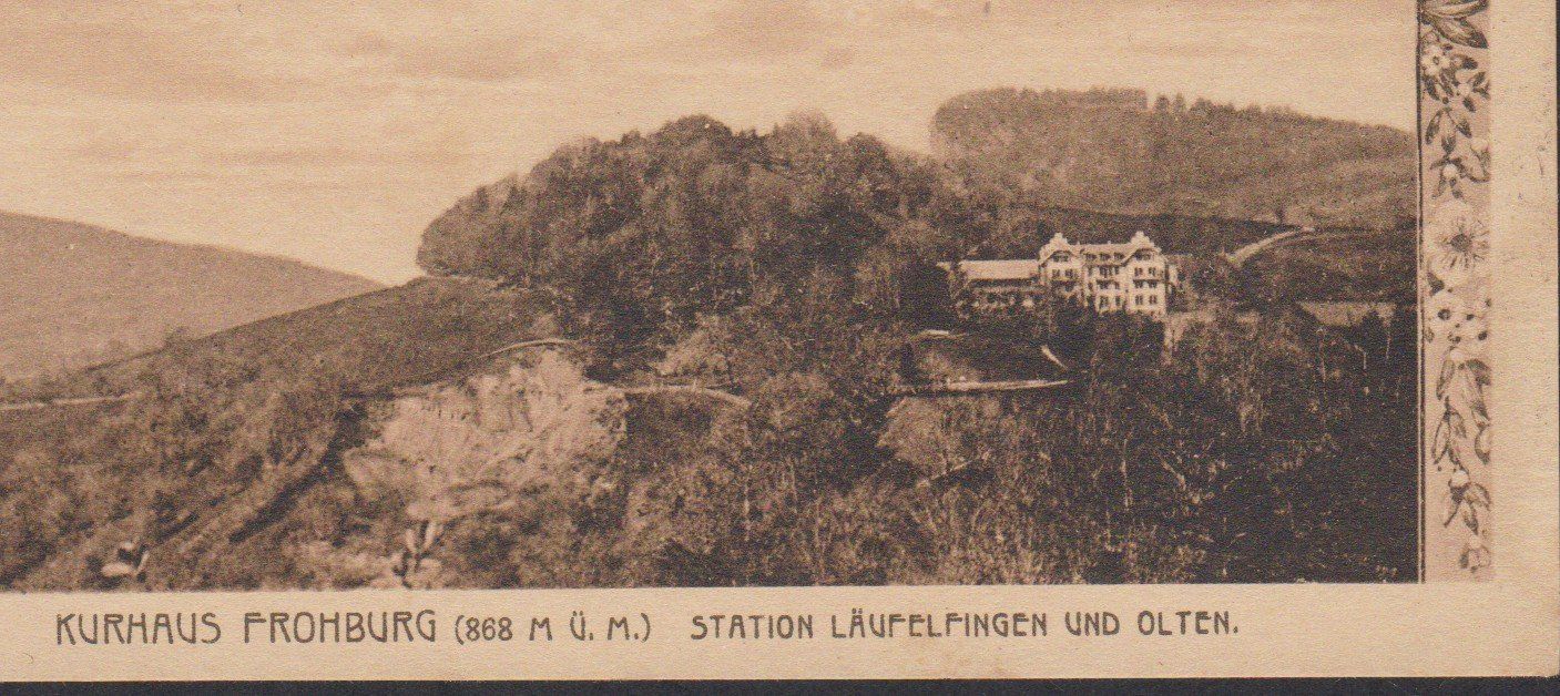 Cartoline postali: Läufelfingen  BL   :   alte Ansichtskarte von 1923 – Usato da Vitznau venduto da Ropaku 1