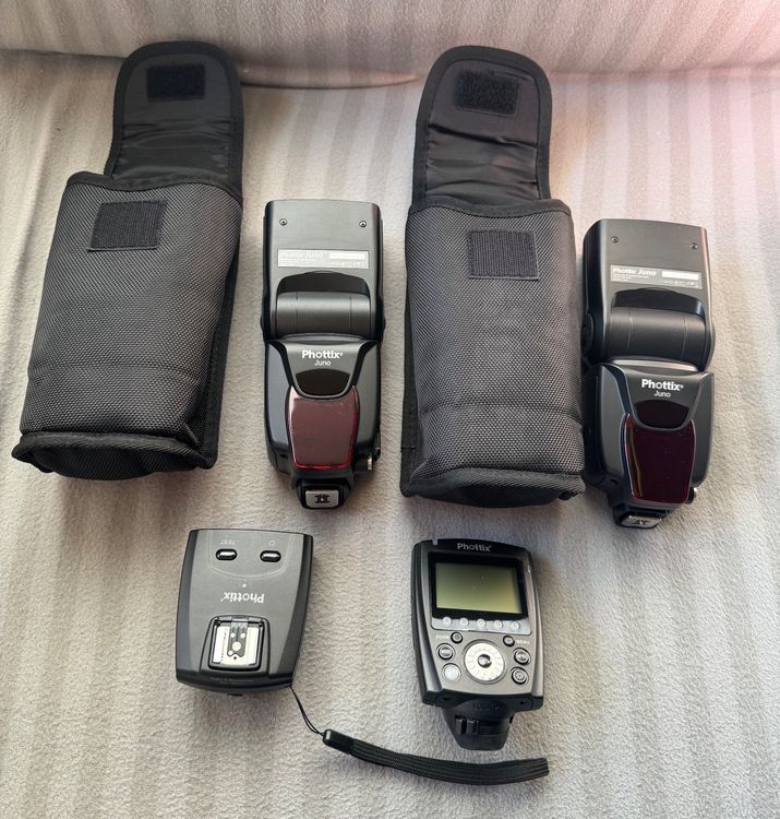 Phottix Wireless Trigger System (Odin II) mit 2 Blitzen (Gebraucht) in ...