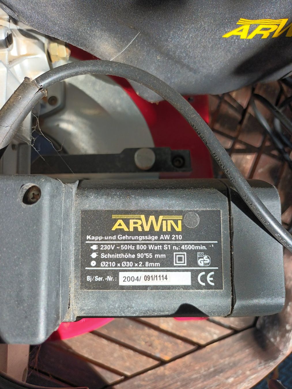 Seghe: Kapp- und Gerungssäge Arwin AW210 – Usato da Riken AG venduto da sib_nd5f 3