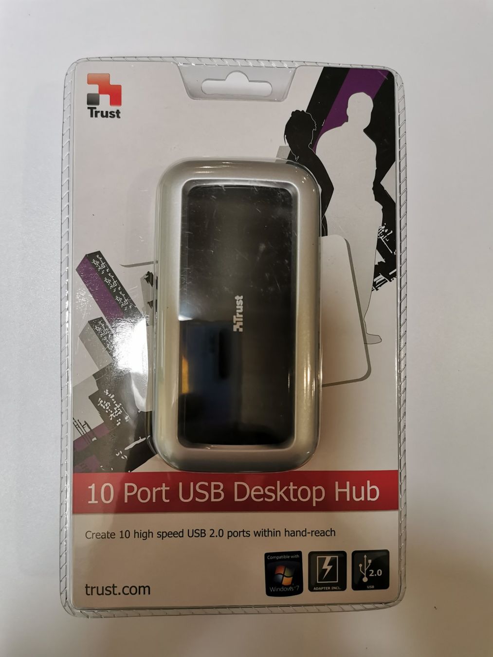 Hubs & Switches: USB 10 Port Hub mit Netzstecker – Neu und originalverpackt aus Bolken von Malvinas