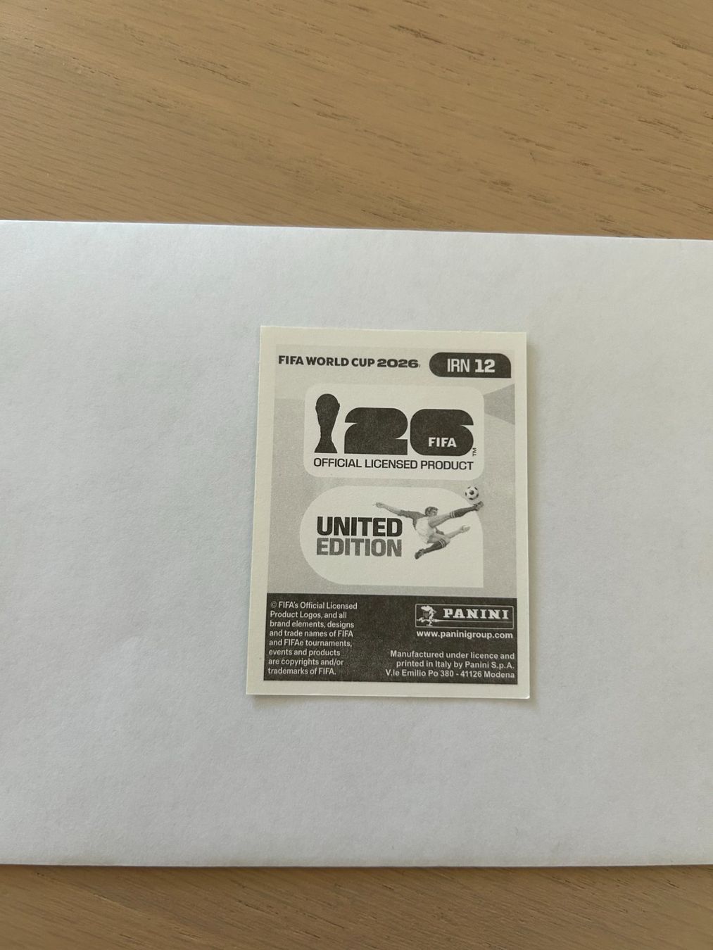 Panini Carte collezionabili: Panini FIFA World Cup 2026 - IRN 12 – Usato da Zumikon venduto da meter03 1