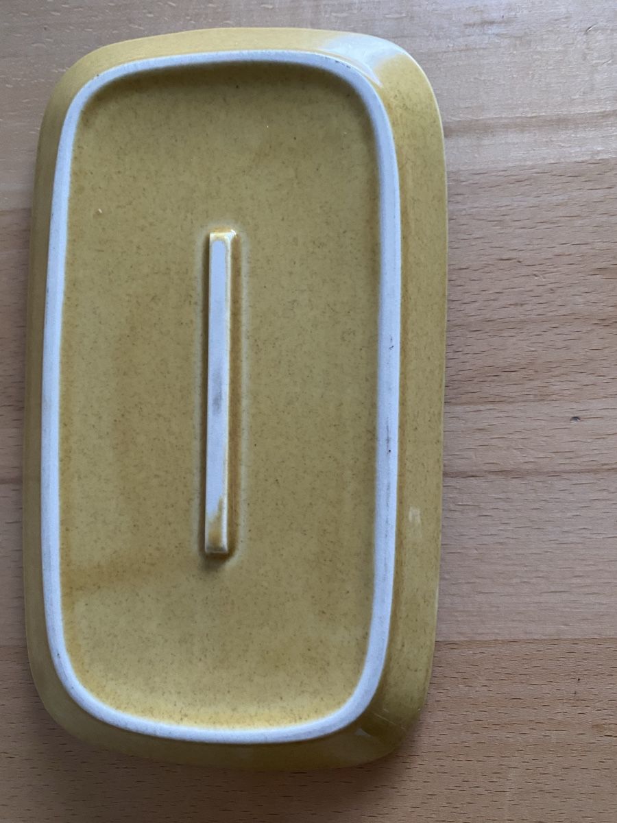 Rössler Piatti di portata: Rössler Butter/Ankeplättli senfgelb – Usato da Schwarzenburg venduto da Michellu 4