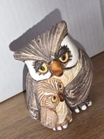 Eule Figur aus Stein Mutter mit dem Baby siehe Foto