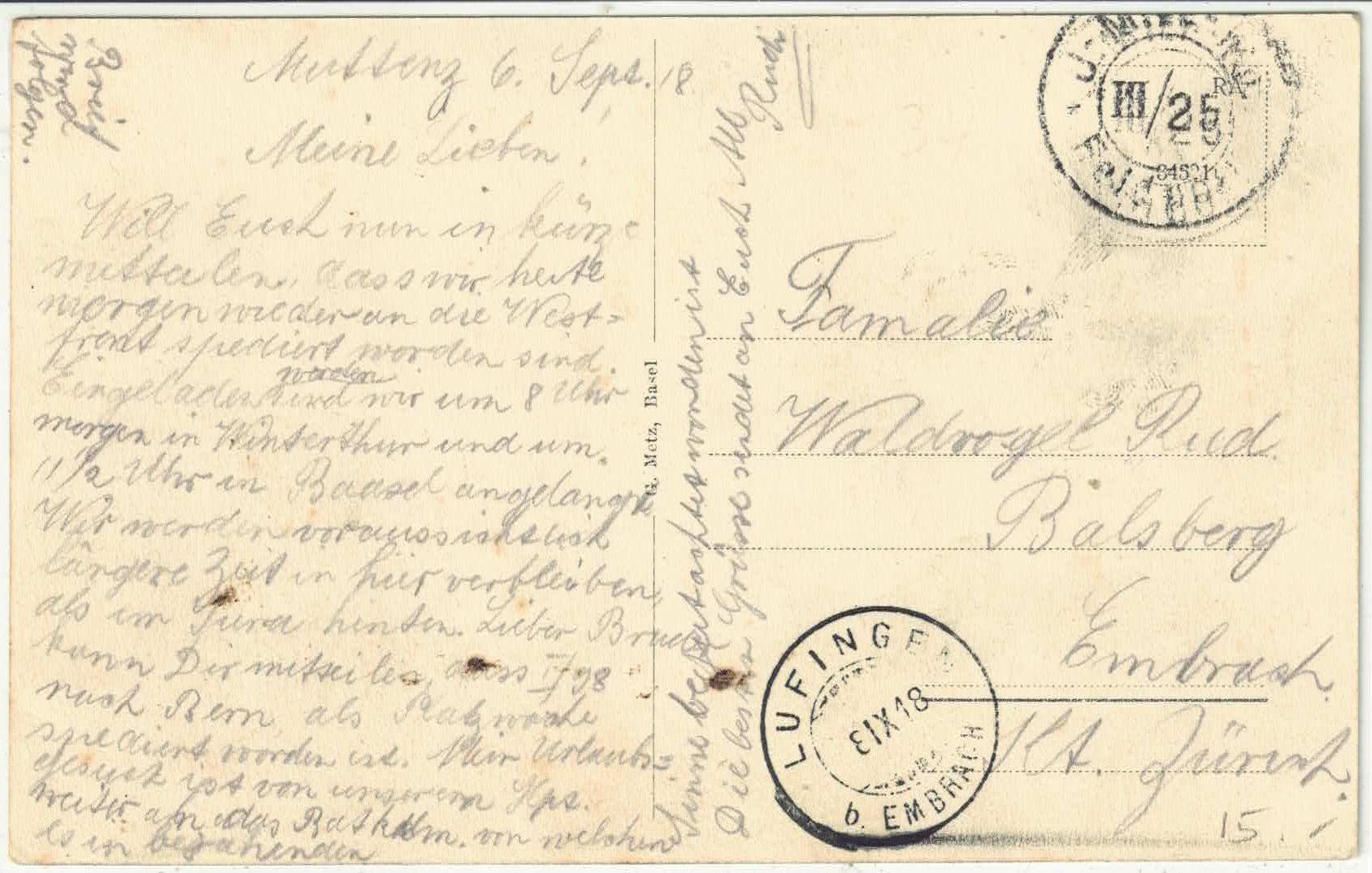 Cartes postales: Muttenz - Totalansicht – D'occasion à Ettingen par Kartenplanet 1