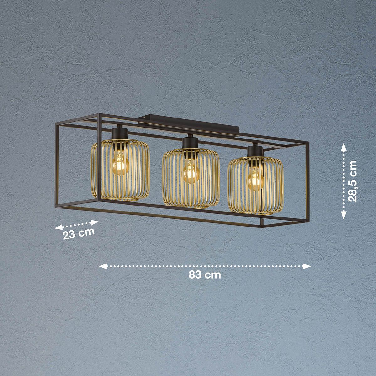 Lampadari & plafoniere: Dekorative Deckenleuchte, 3er Strahler – Nuovo (secondo la descrizione) da Kreuzlingen venduto da Smart-Light 2