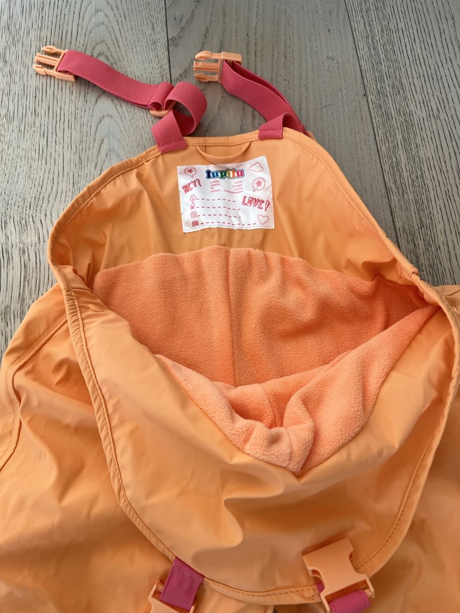 Lupilu Lotti & Set di vestiti: Orangenes Regen-Set, Größe 110/116 – Usato da Arbedo venduto da Greg2hand 4