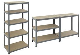 Schwerlastregal / Werkbank 180x90x45cm
