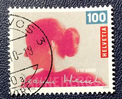 Nr.1367 100 Geburtstag Jeanne Hersch GESTEMPELT  ﻿  