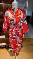 ab 1.- Kimono Rot mit Pfauenmuster Gr.M 
