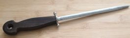 Vintage runder Wetzstahl Messerschleifer Stahlschärfer