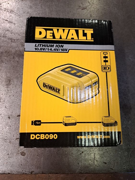 USB Ladeadapter Für DeWalt Akkus 10.8V-20V – Tragbarer Adapter Zum Aufladen über USB