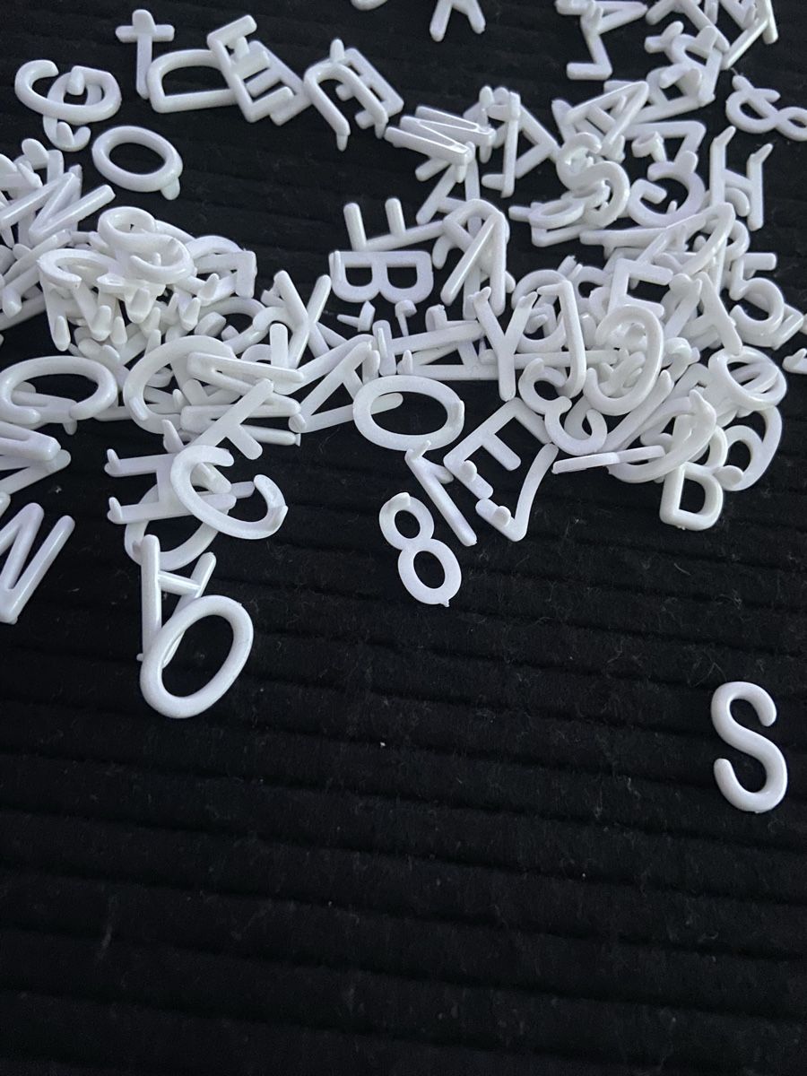 Toutes les décorations: Buchstaben Set deko Letter Board Botschaft Text Ideen lernen – D'occasion à Heimberg par Mondlicht26 1