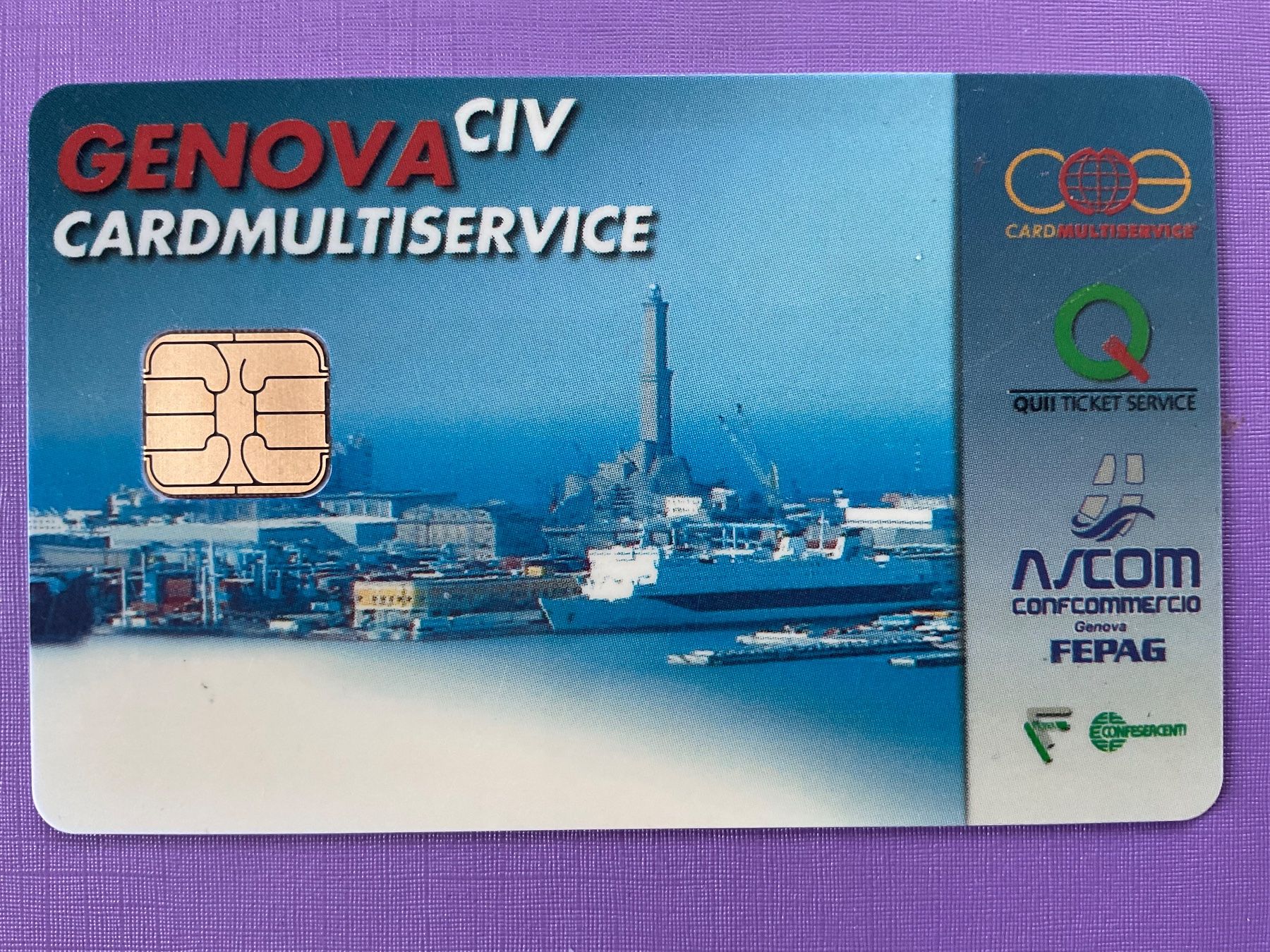 Schede telefoniche: Cardmultiservice Genova – Usato da Winterthur venduto da Grap75