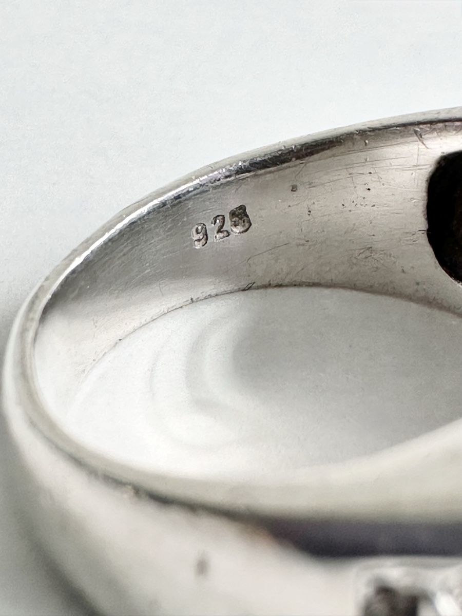 Anelli: Silberring 925 mit violettem Stein / Silverstar / Gr. 57 – Usato da Bern venduto da neon317 2