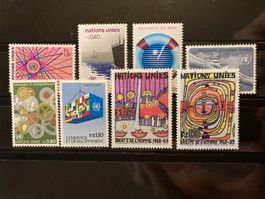 UNO Genf 1983 alle Briefmarken des Jahres postfrisch