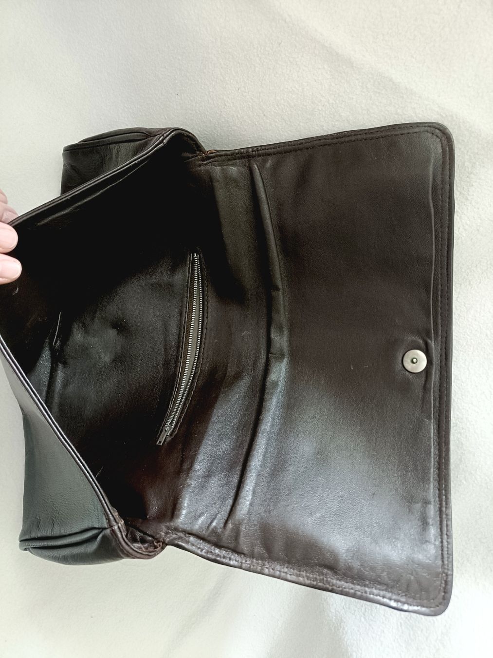 Vera Pelle Taschen: Pochette vintage in vera pelle – Gebraucht aus Lugano von riccardo012 4