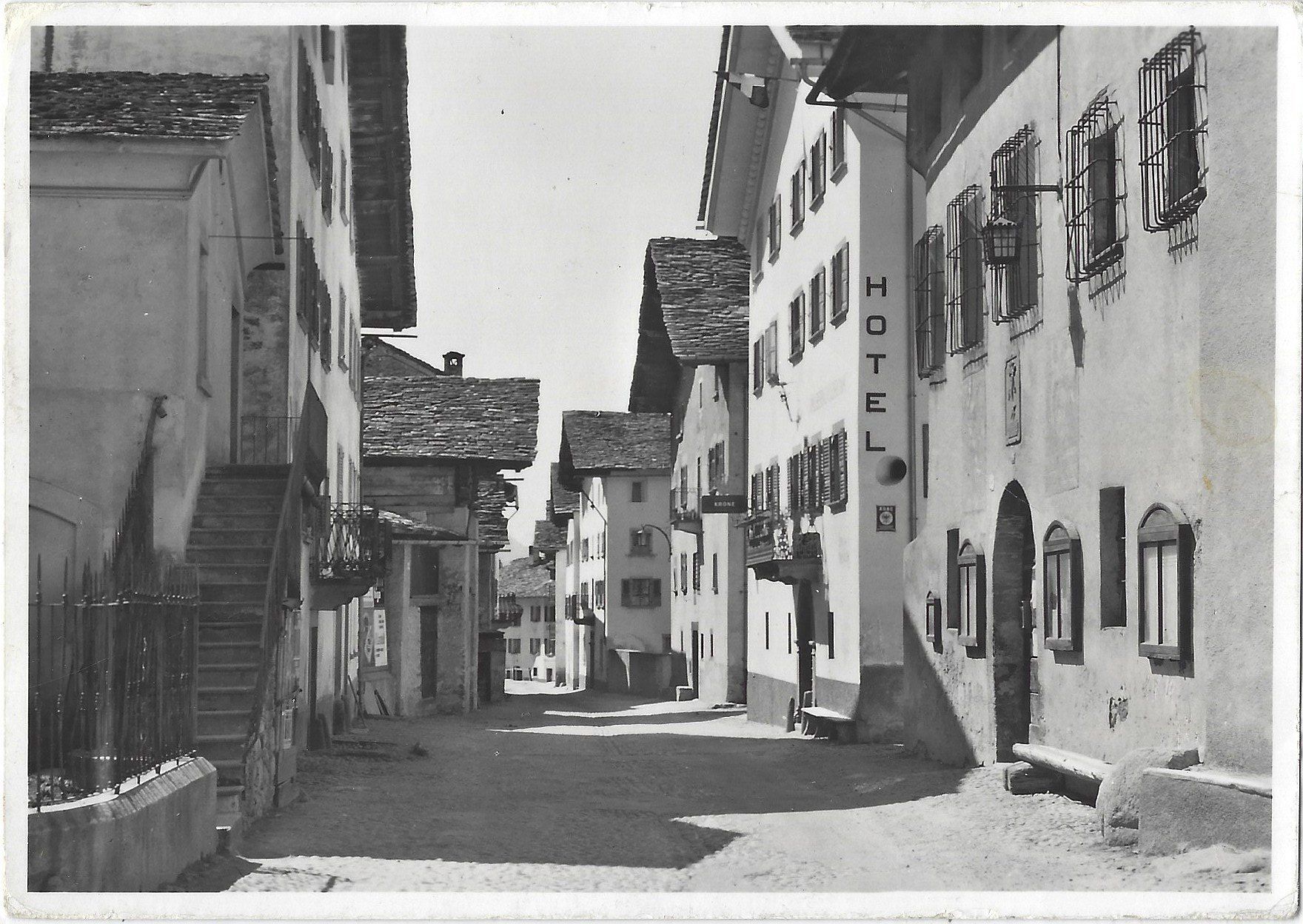 Cartoline postali: 497    Vicosoprano,   Bregaglia   1091  m. – Usato da Bütschwil venduto da Jackson1A