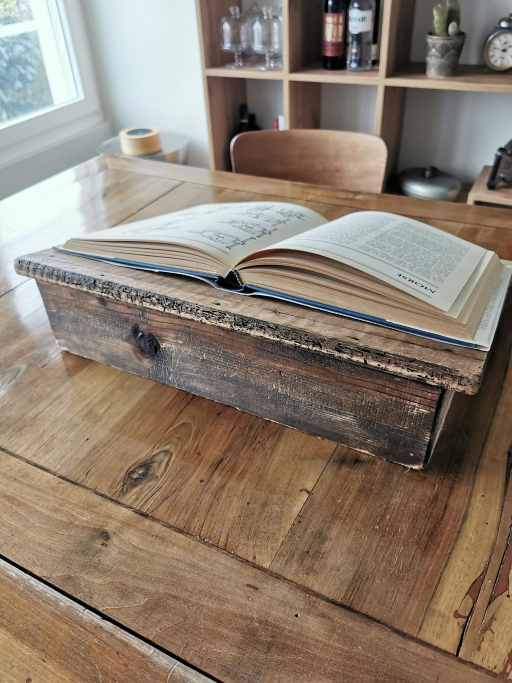 Bücher: Wunderschönes Restaurierter antikes Holzbuchhalter, tragbare – Gebraucht aus Geroldswil von soalle 4