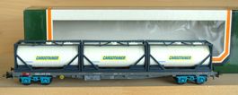 SBB-CFF Sgs mit Tankcontainer. Hag Art 396. AC.