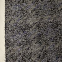 Mantel Stoff Wolle Viskose 1.97x1.46m Bouclé pied de poule