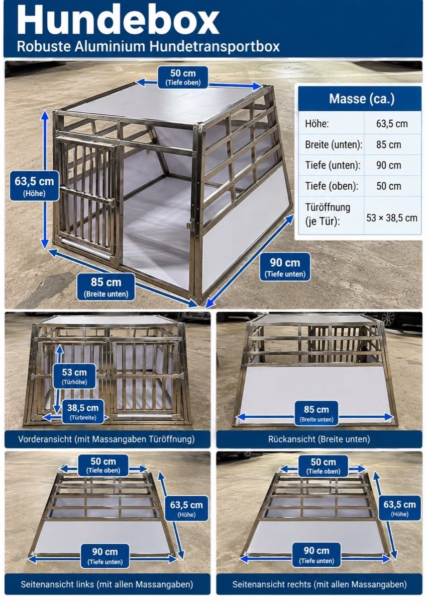 Cages, transport & sécurité: Hundebox – D'occasion à Basel par Caveli