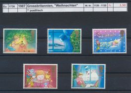 1987 Grossbritannien, "Weihnachten", ** postfrisch
