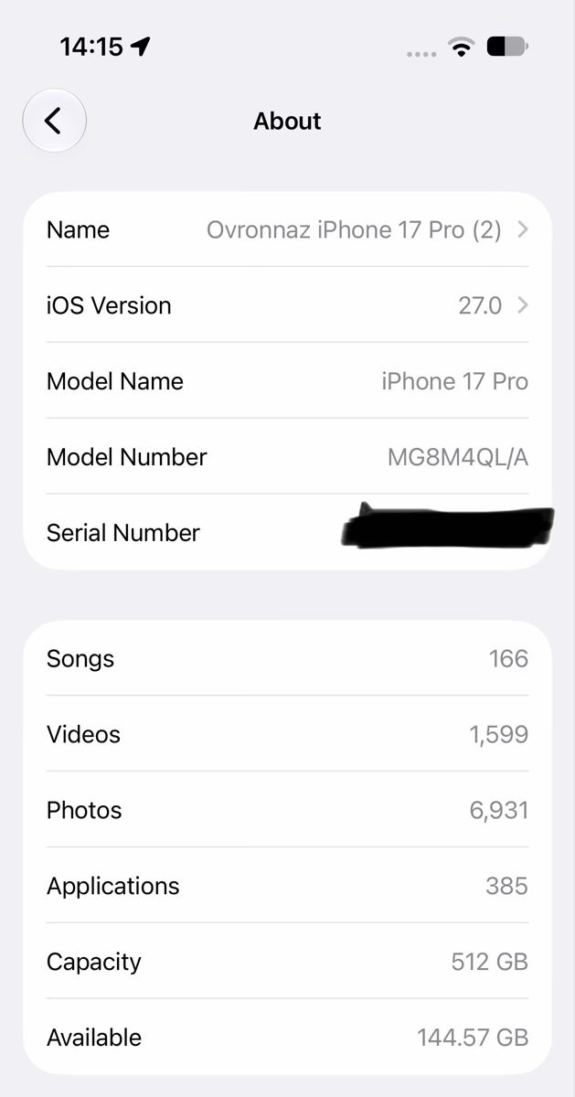 Apple Handys / Smartphones: iPhone 17 Pro Cosmic Orange 512 GB – Gebraucht aus La Rippe von Ovronne 5
