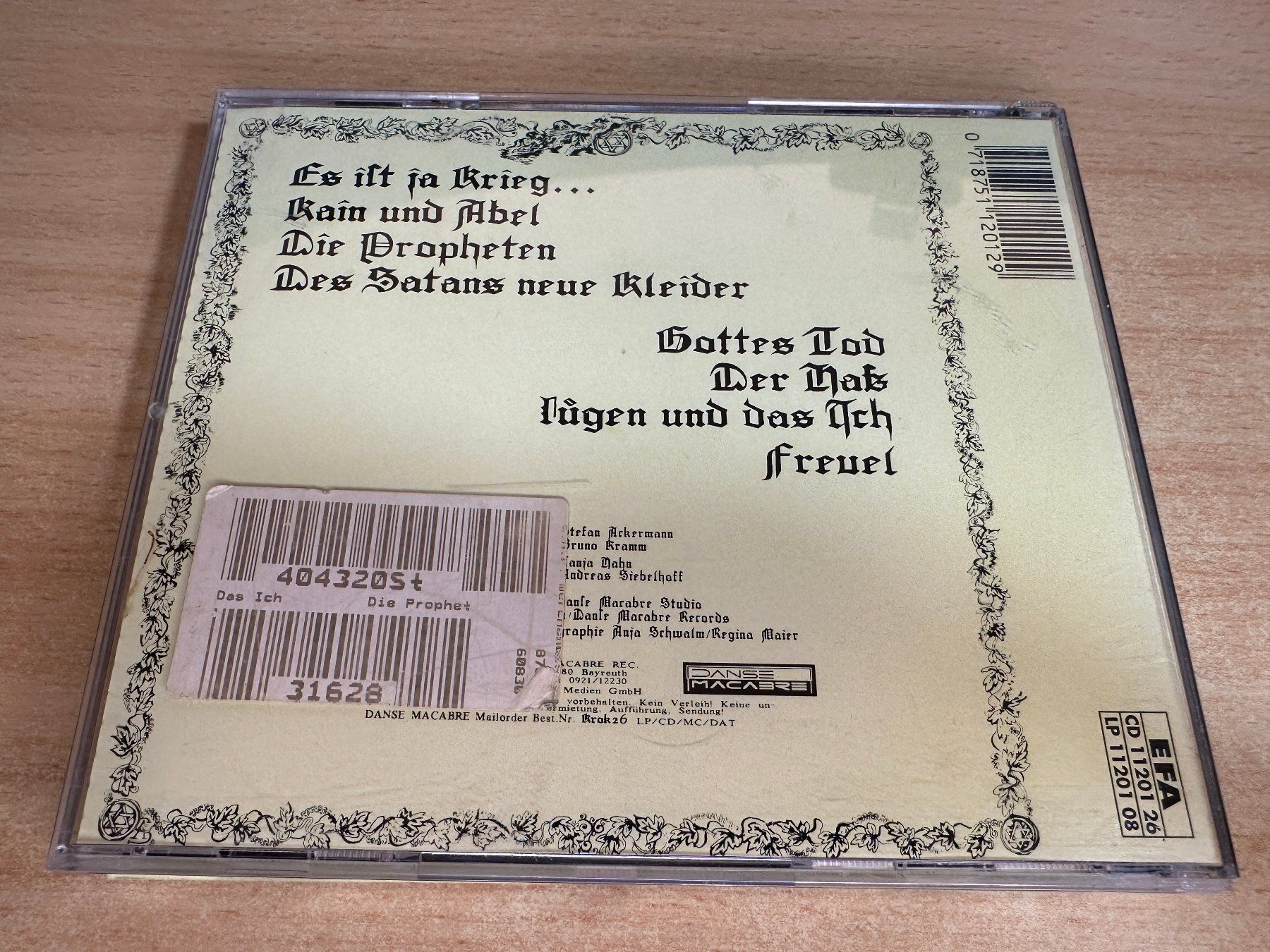 CD: J3 Das Ich – Die Propheten – Usato da Rikon im Tösstal venduto da Alpenmutz 1