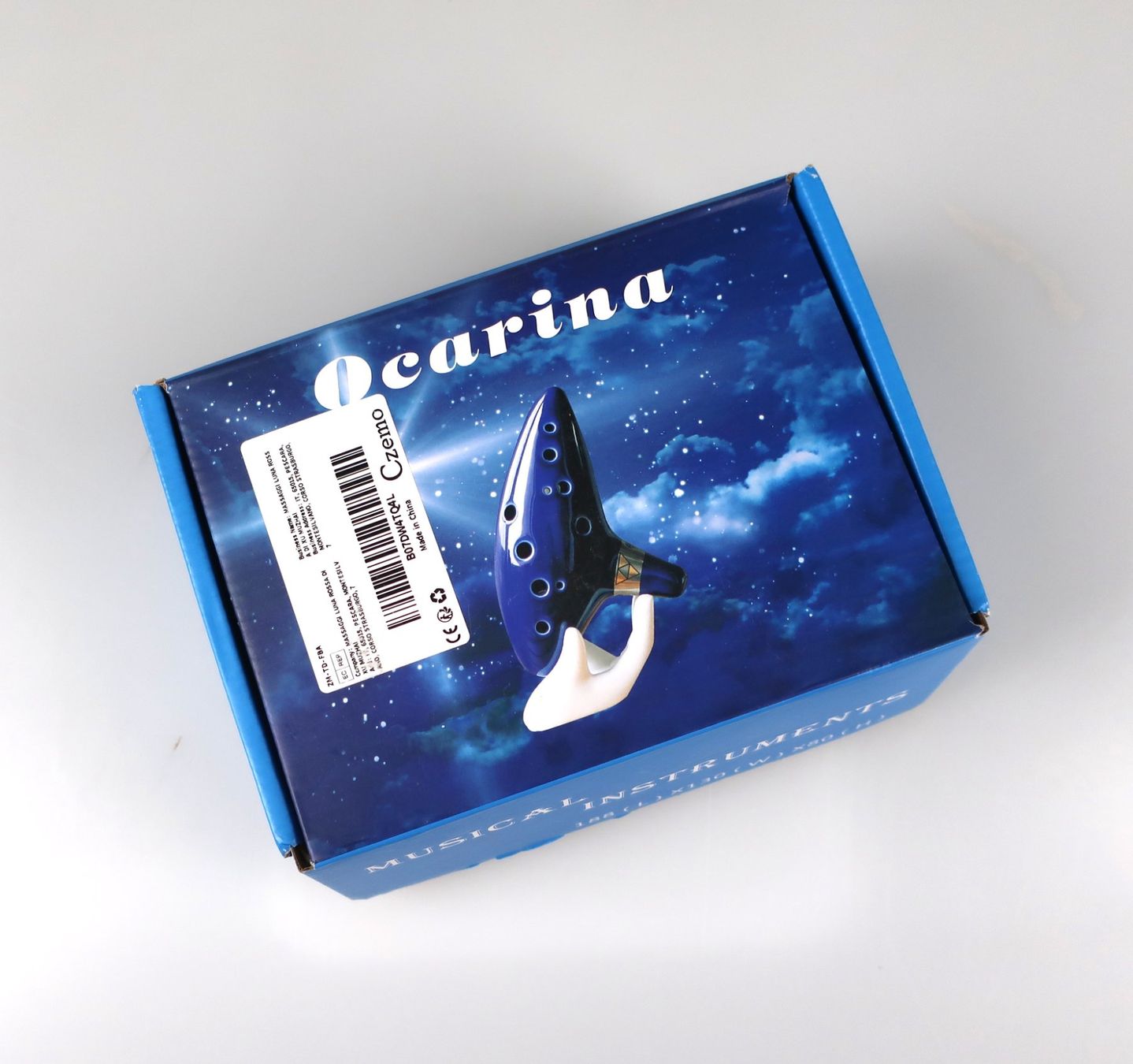 Strumenti musicali: Dunkelblaue Okarina Ceramic 12-Loch – Usato da Volketswil venduto da brockipfannenstil