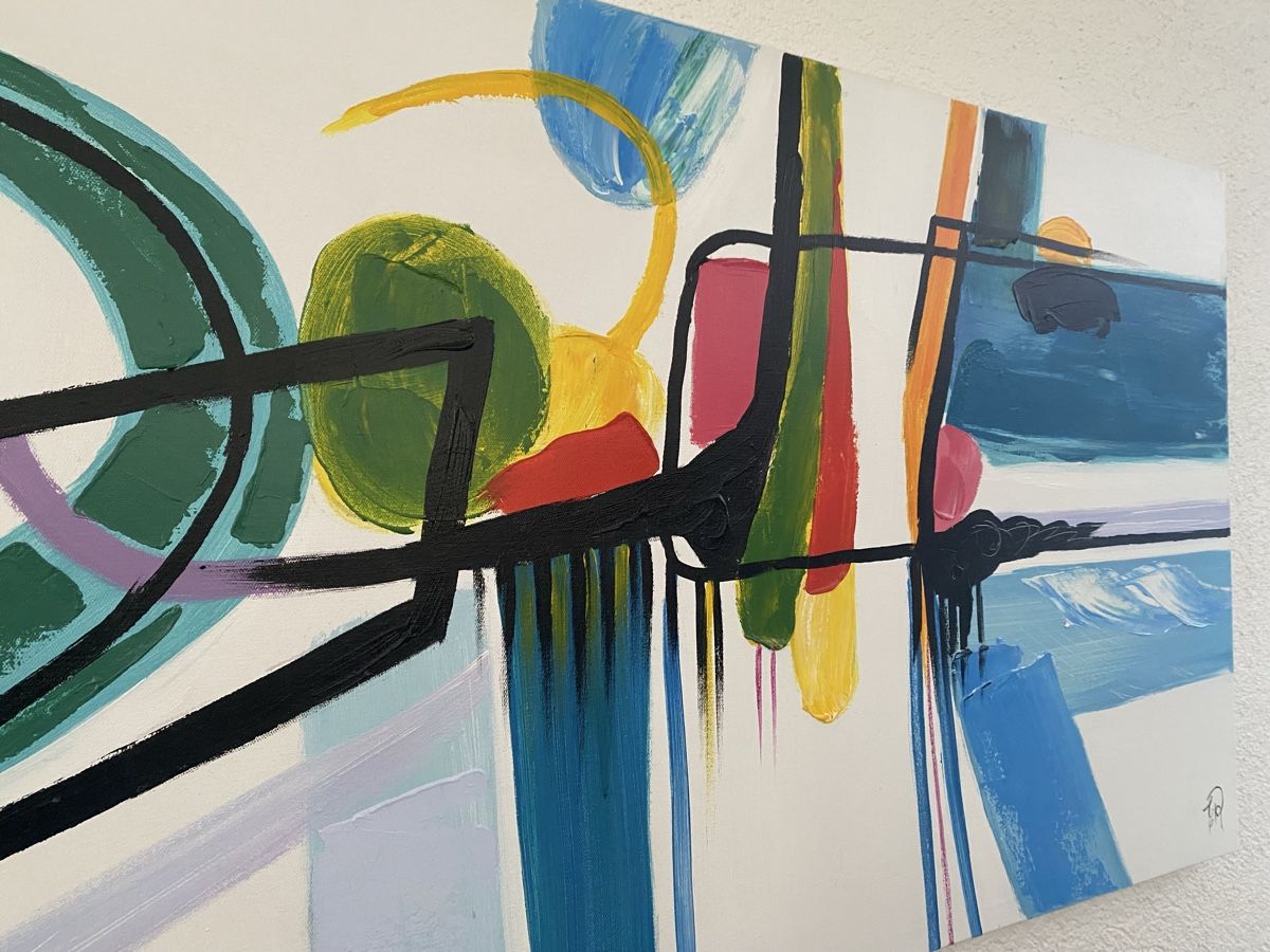 Dipinti: Abstraktes Bild Acryl auf Leinwand – Nuovo (secondo la descrizione) da Kloten venduto da dra_s7km 2