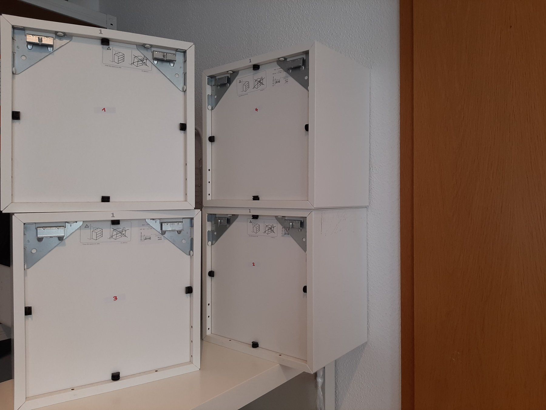 Ikea Scaffali: 4x Wandelemente "Eket" von IKEA – Usato da Kreuzlingen venduto da mazi07 4